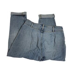Abercrombie & Fitch Mom Jeans Women's 30/10R High Rise Button Fly No Back Pocket